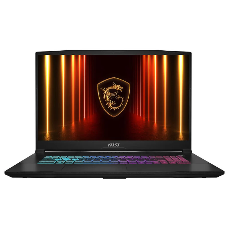 MSI Katana 17 HX B14WFK-006FR Intel® Core® i7 i7-14650HX Ordinateur portable 43,9 cm (17.3") Quad HD 32 Go DDR5-SDRAM 1 To SSD NVIDIA GeForce RTX 5060 Wi-Fi 6E (802.11ax) Windows 11 Pro Français Noir