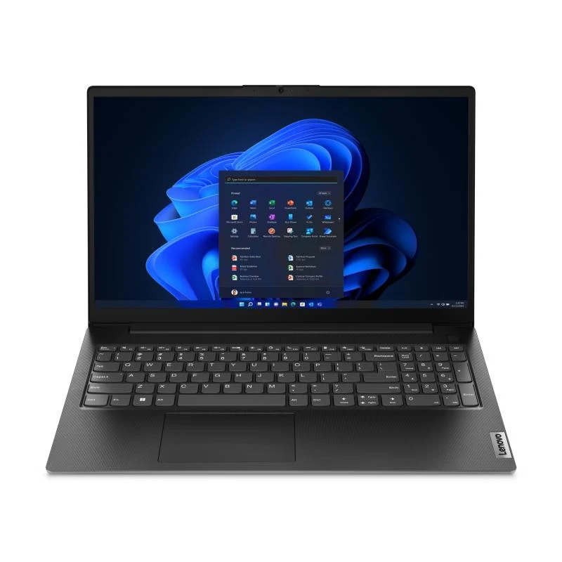Lenovo V15 G4 AMN AMD Ryzen® 5 7520U Ordinateur portable 39,6 cm (15.6") Full HD 8 Go LPDDR5-SDRAM 512 Go SSD Wi-Fi 6 (802.11ax) Windows 11 Home Français Noir