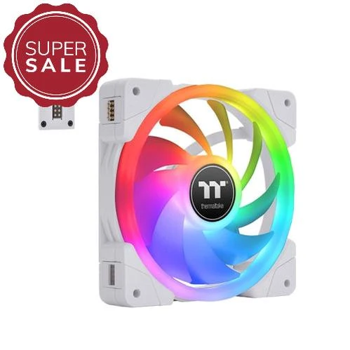SWAFAN EX12 RGB Snow White Gehäuselüfter (3-Fan Pack)