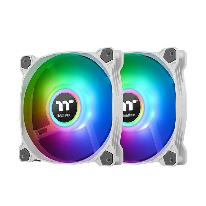 Pure Duo 14 ARGB Snow White Gehäuselüfter (2-Fan Pack)