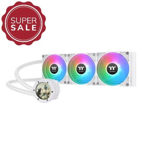 TH360 V2 Ultra ARGB Snow White AIO Wasserkühlung - LCD-Display
