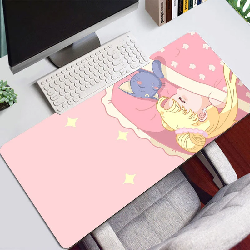 Tapis de souris XXL Kawaii dessins animés endormis