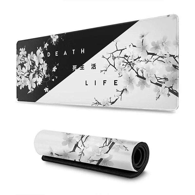 Tapis de souris XXL "Death and Life" Fleur de cerisier