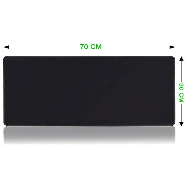 Tapis de souris noir 70x30 cm