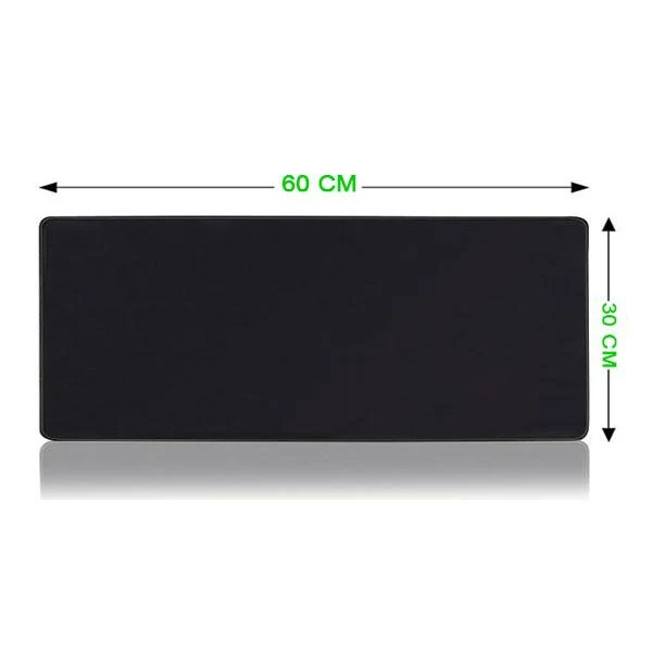 Tapis de souris noir 60x30 cm