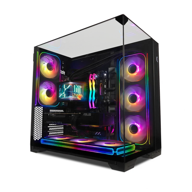 XOTIC PC Vision Compact Ultimate Gaming PC, AMD Ryzen 7 9800X3D, NVIDIA GeForce RTX 5080, 32GB DDR5, 4TB SSD