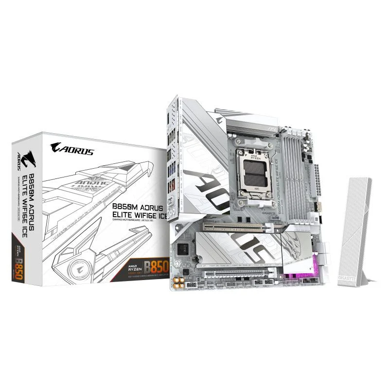 GIGABYTE B850M AORUS ELiTE WF6E ICE o