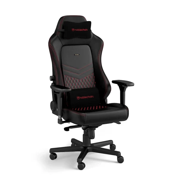 Chaise Gaming Noblechairs HERO Real Leather Black/Red