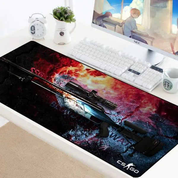 Tapis de souris XXL Arme CSGO SSG 08 Eau Sanglante