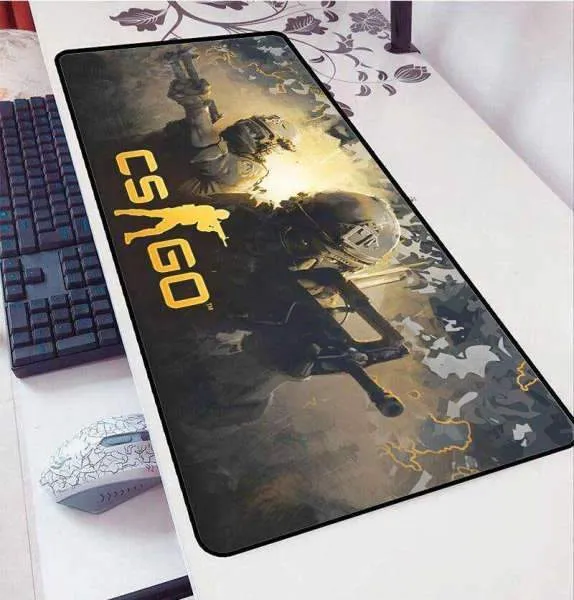 Tapis de souris XXL Arme CSGO Duo Inséparable