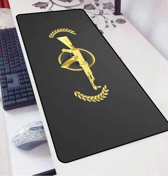 Tapis de souris XXL Arme CSGO AK 47 Or