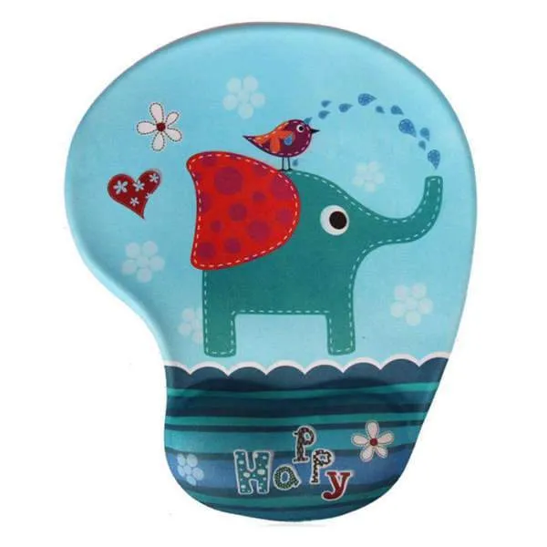 Tapis de Souris Motif Éléphant Happy