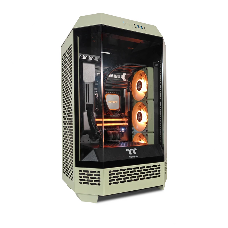 XOTIC PC BioHazard Tower 300 Gaming PC, NVIDIA GeForce RTX 5070, Ryzen 7 9700X, 32GB DDR5, 2TB SSD