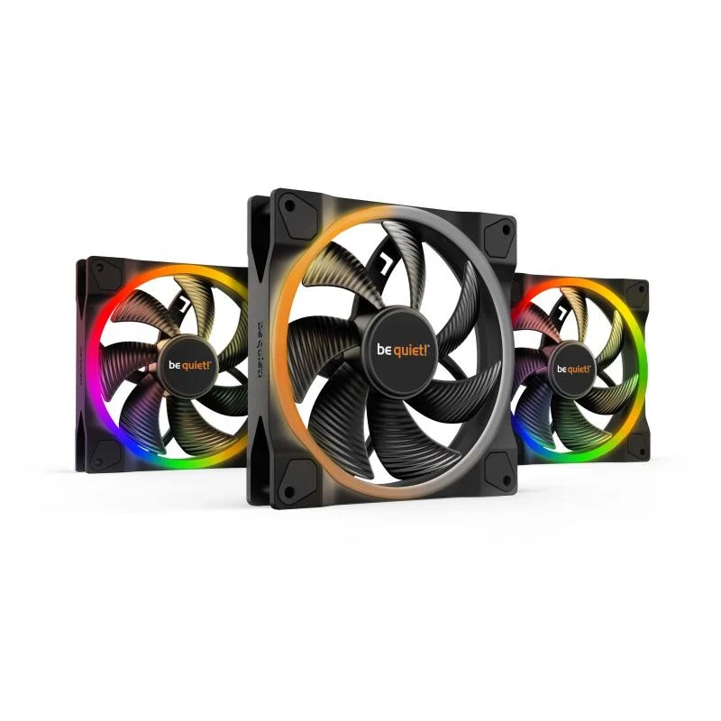 BE QUIET! LIGHT WINGS 140mm PWM Triple-Pack