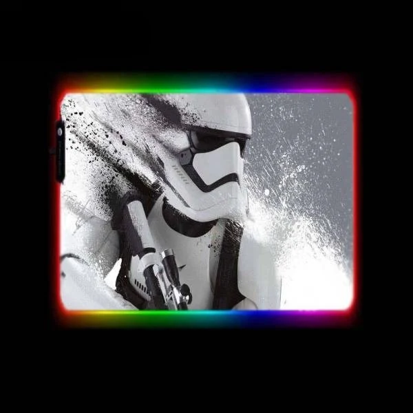 Tapis de souris Rgb stormtrooper blanc