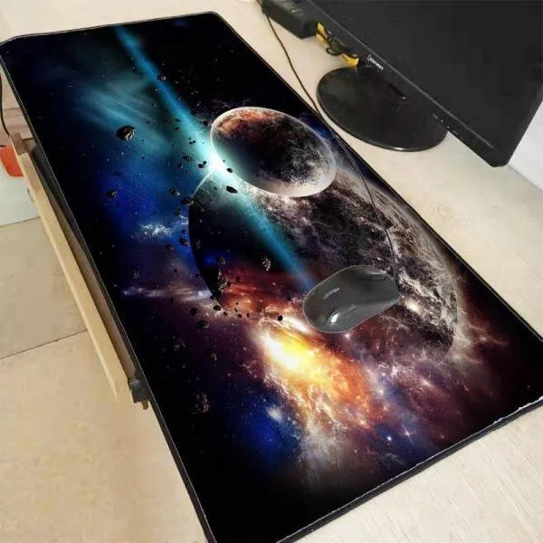 Tapis de Souris XXL Motif d'Art Lunaire