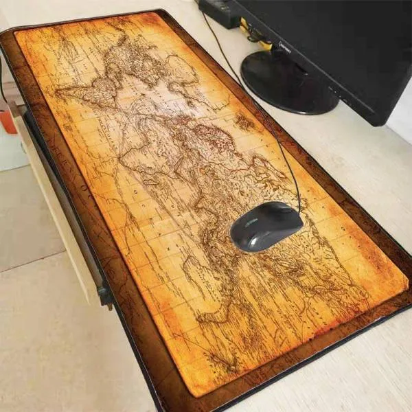 Tapis de Souris XXL Mappemonde ancienne
