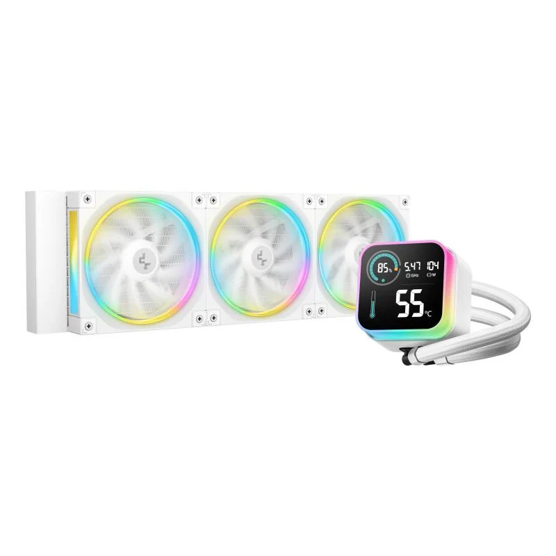 DeepCool LQ360 WH Processeur Kit de refroidissement du liquide 12 cm Noir 1 pièce(s)