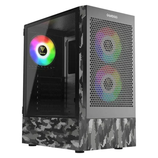 Boîtier PC Gamdias Talos E3 Mesh Camouflage Edition