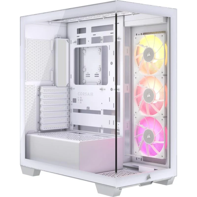 CORSAIR iCUE LINK 3500X RGB Mid-Tower PC Case, White