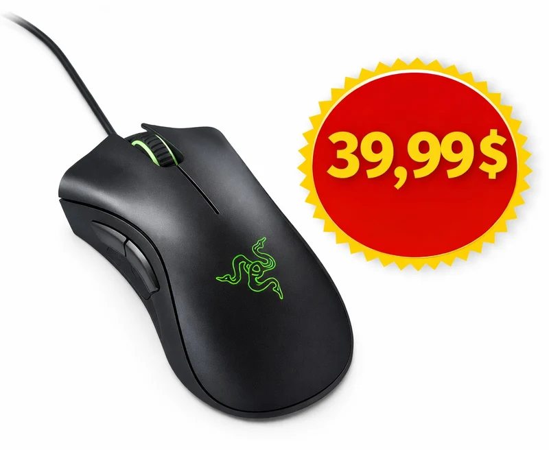 Souris Gaming filaire Razer DeathAdder Essential Wired - Noir, NEUF