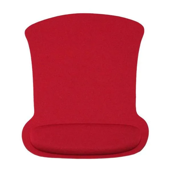 Tapis de Souris Ergonomique Canal Carpien Rouge