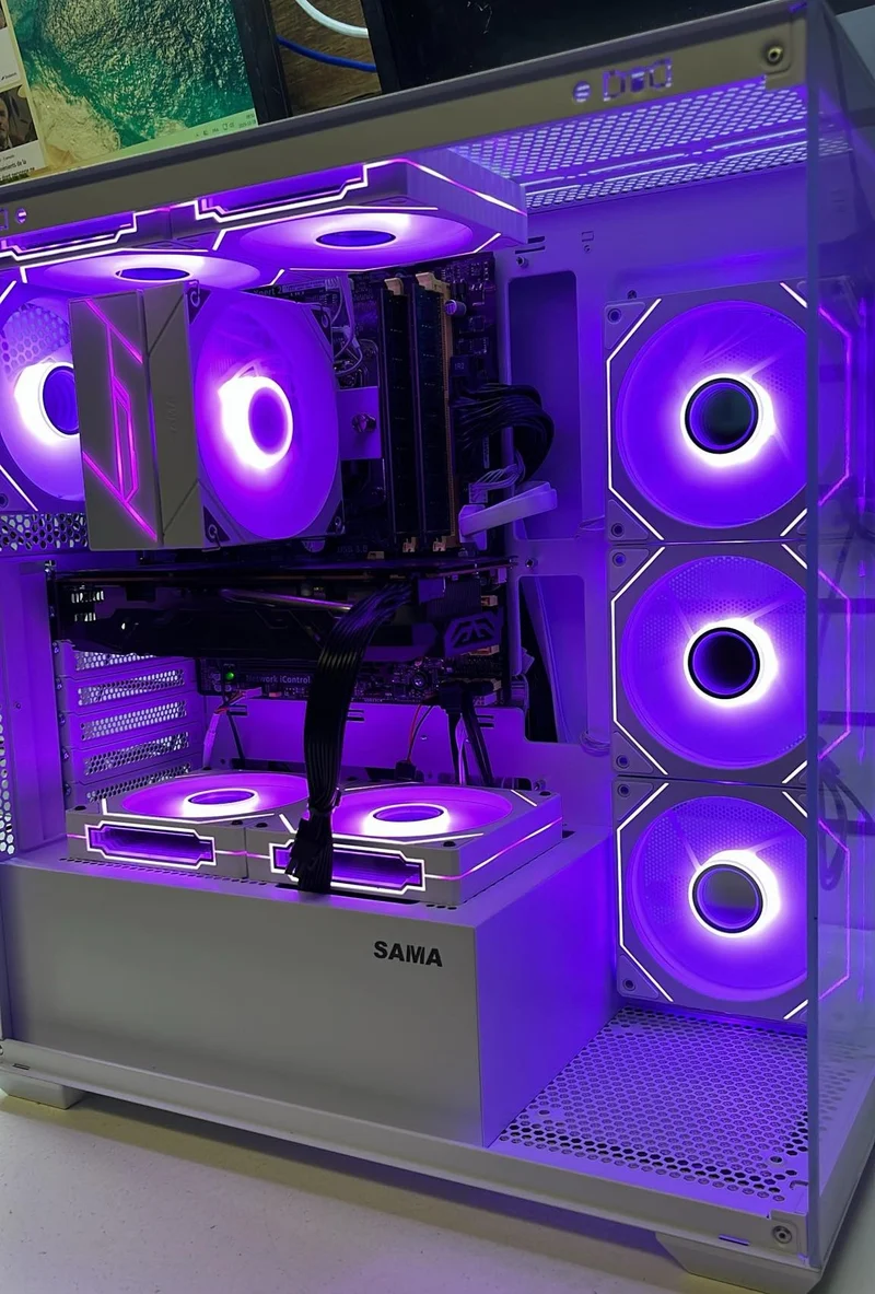 PC GAMING i7-4770 RX580 8GB 32GB Ram SSD NEUF 1TB HDD 500GB SAMA Blanc