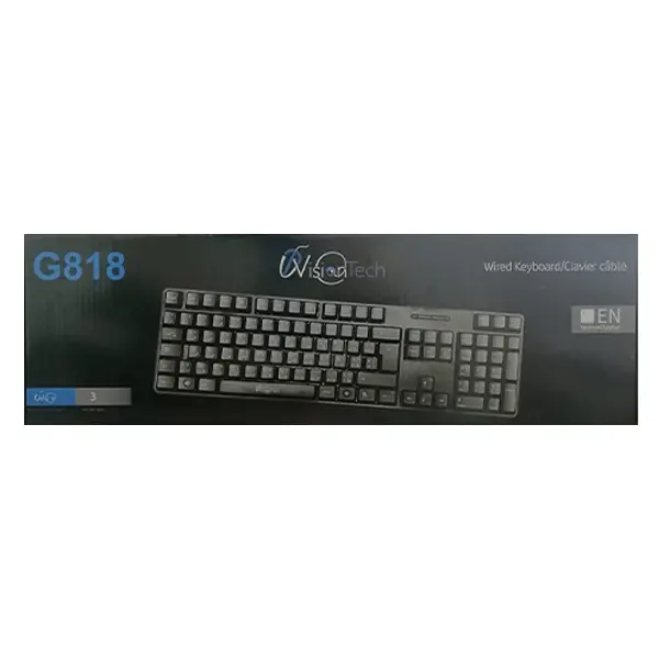 Clavier câblé VisionTech® G818 - Confortable et Précis