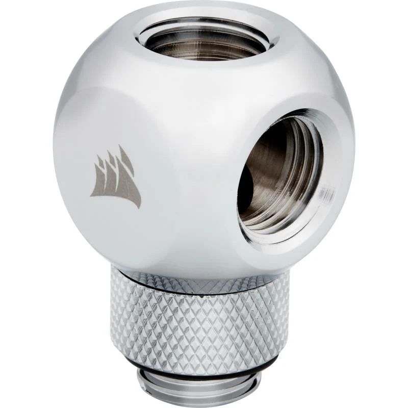 CORSAIR Hydro X Series XF Embout Splitter Y rotatif - Chrome