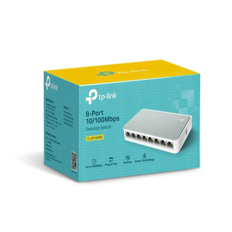 TP-Link TL-SF1008D - Switch de bureau 8 ports 10/100 Mbps