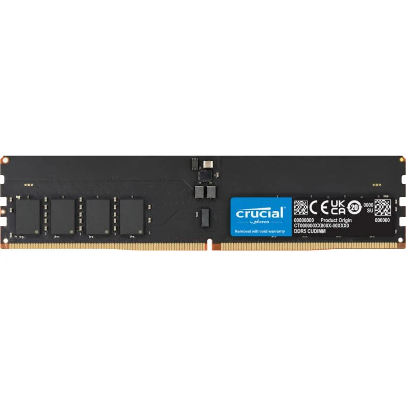 Crucial CT32G64C52CU5 module de mémoire 32 Go 1 x 32 Go DDR5 6400 MT/s 288-pin DIMM