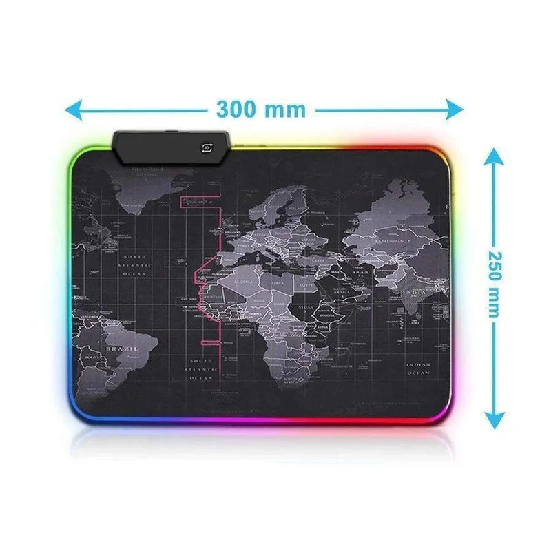 Tapis de Souris RGB XL Carte du Monde
