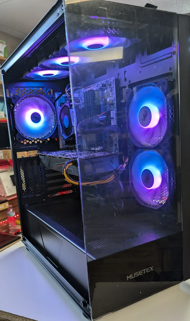 PC GAMING i7-4770 GTX1080 8GB 16GB Ram SSD 128GB HDD 2TB Musetex