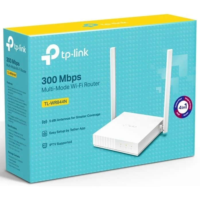 TP-LINK TL-WR844N - 300 Mbps Multi-Mode Wi-Fi Router