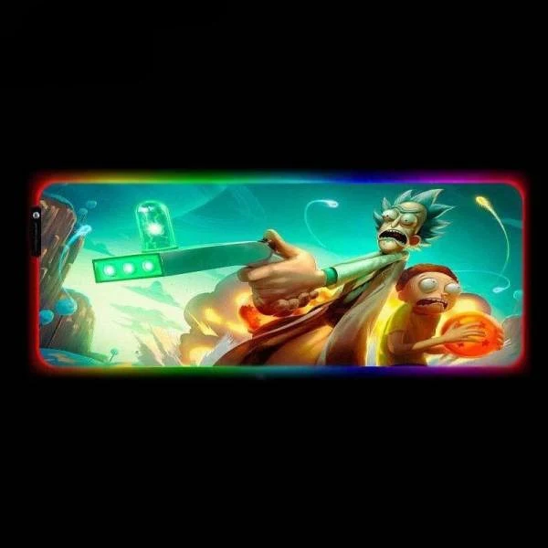 Tapis de Souris RGB XXL Rick and Morty Dragon Ball z