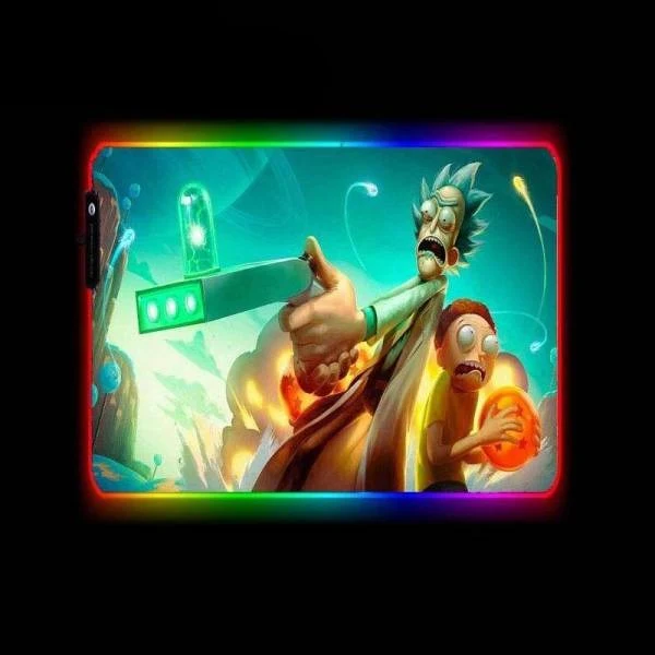 Tapis de Souris RGB XL Rick and Morty Dragon Ball z