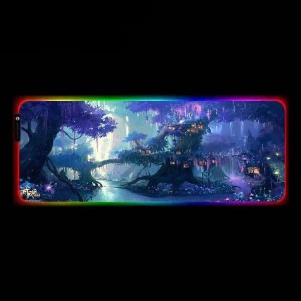 Tapis de Souris RGB XXL Arbre Fantaisie