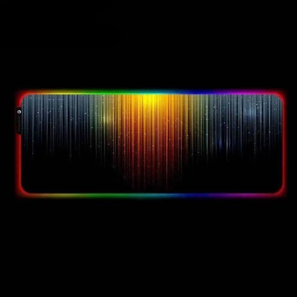 Tapis de souris Rgb en ligne abstraite