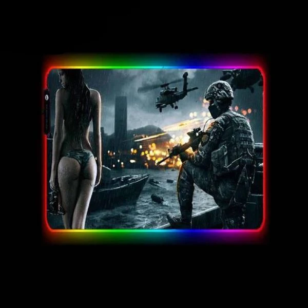 Tapis de Souris RGB XL Champ de bataille