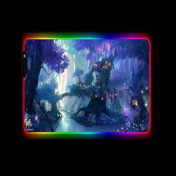 Tapis de Souris RGB XL Arbre Fantaisie