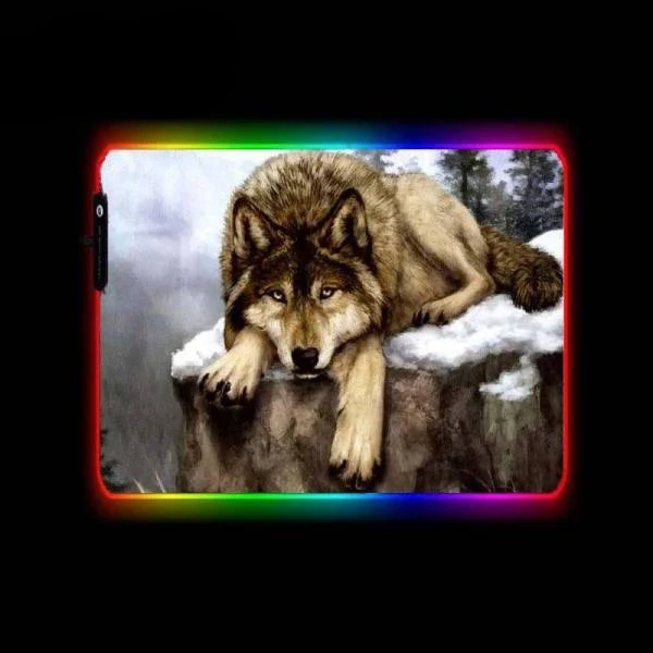 Tapis de Souris RGB XL Loup