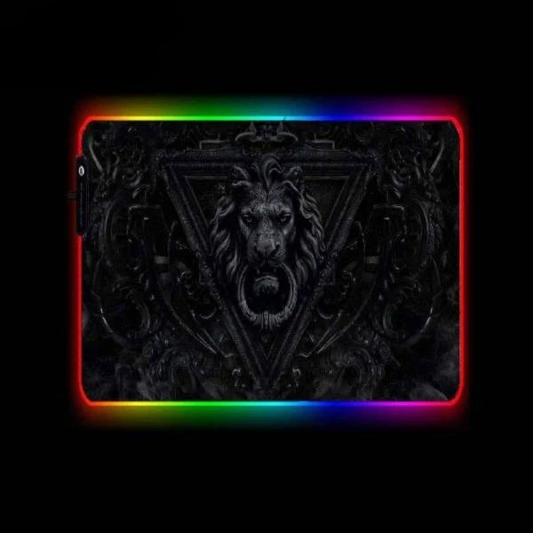 Tapis de Souris RGB XL Lion Noir