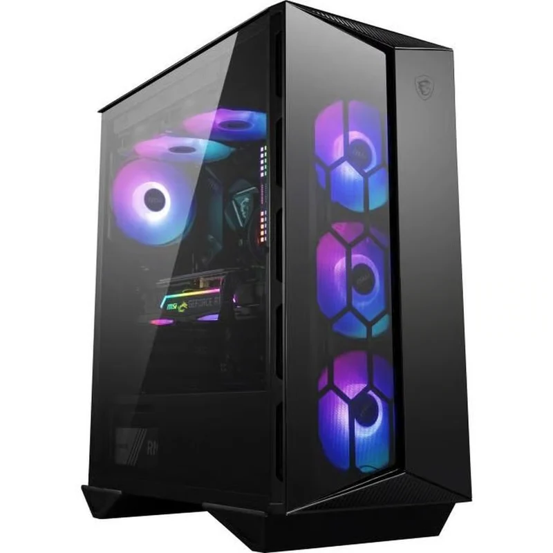 MSI Gungnir 110R Ryzen 7 7700 3.8 GHz – SSD 4 To + HDD 14 To – 32 Go DDR5 – NVIDIA GeForce RTX 3090 - Win 11 64 Bits Pro