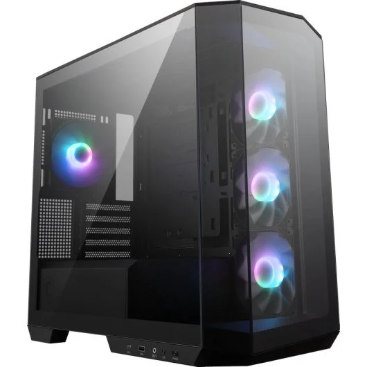 PC Gaming MSI MAG PANO M100R - Core i7 14700KF - RAM 32 Go 7600 Mhz DDR5 - SSD NVMe 2 To + HDD 1 To - Radeon RX 7700 XT, Wi-Fi 6 AX