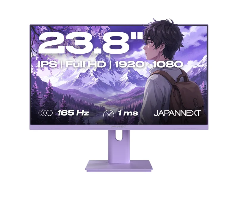Écran PC Gaming | 23,8" | IPS | Full HD | 165Hz | Pastel Violet