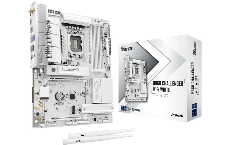 ASRock B860 CHALLENGER WF WH, ATX, LGA1851