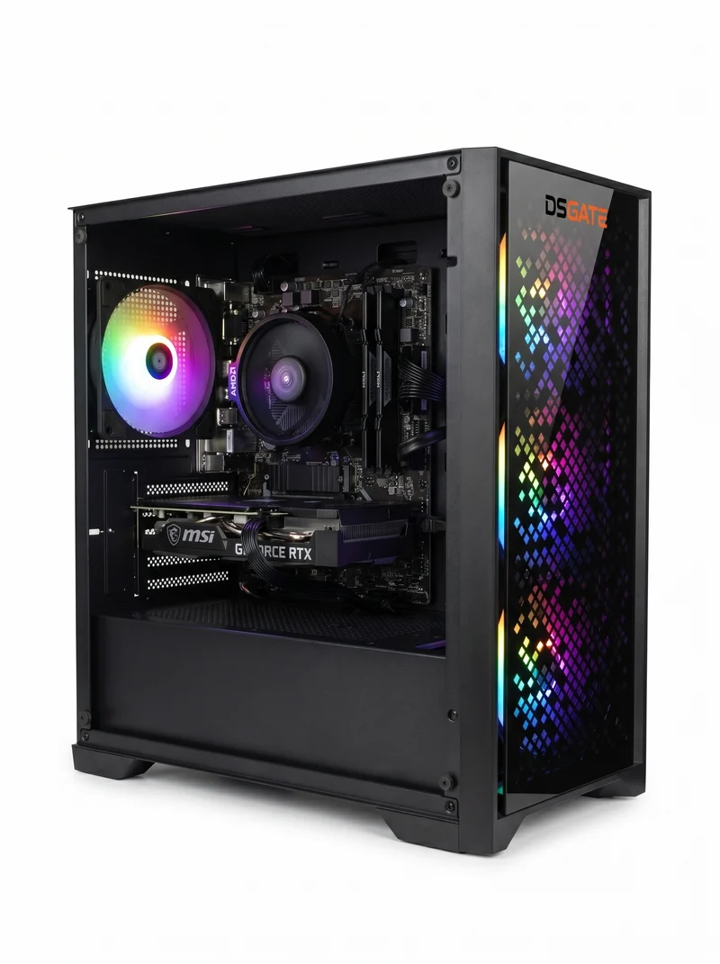 DSGate M5 II - AMD Ryzen 5 5500 - RTX 5050 8 Go - 16 Go DDR4 - SSD 1 To - Windows 11