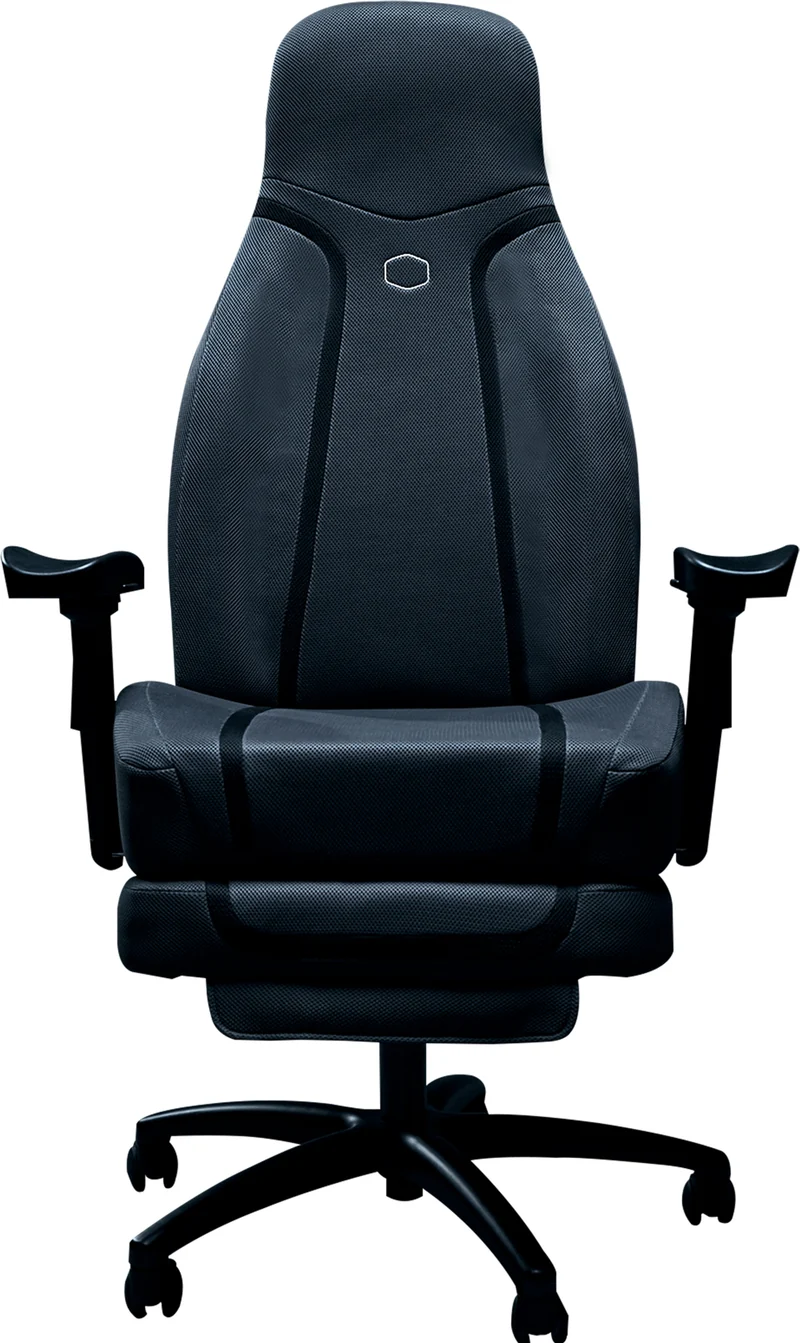 Fauteuil gaming Cooler Master Synk X - retour haptique immersif, sans fil, repose-jambes (Noir)