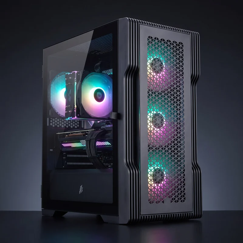 DSGate M10 NYX Air - AMD Ryzen 5 7600X - RX 9060 XT 16 Go - 16 Go DDR5 - SSD 1 To - Windows 11