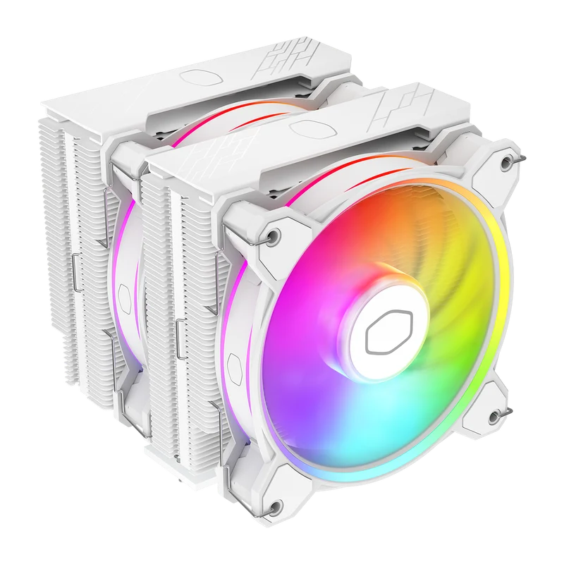 Ventirad Cooler Master Hyper 622 Halo ARGB - Double tour 2x120 mm (Blanc)